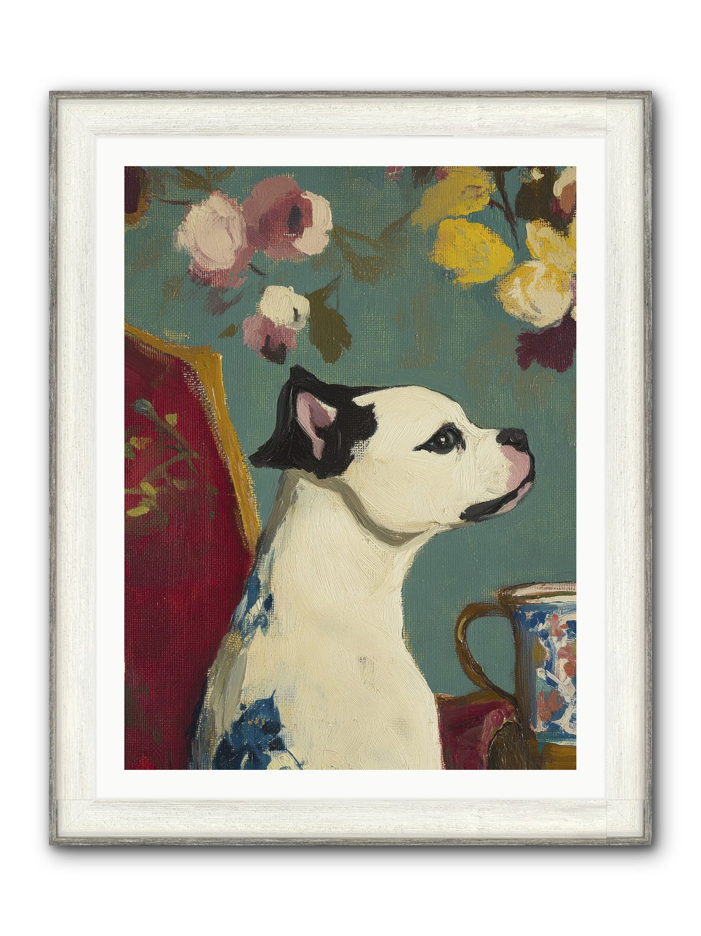 Pearl Framed Print - Driftwood White 30x40