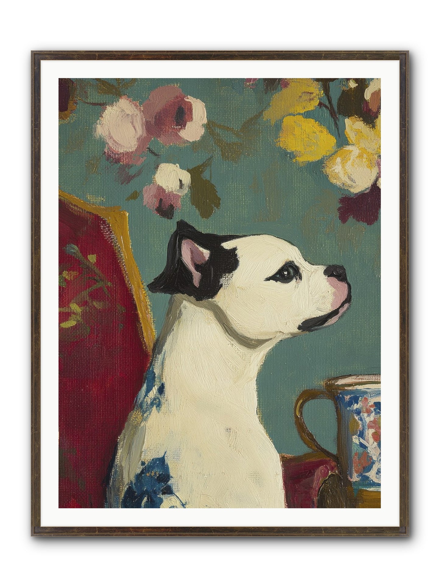 Pearl Framed Print - Slimwoods Black/Gold 36x48