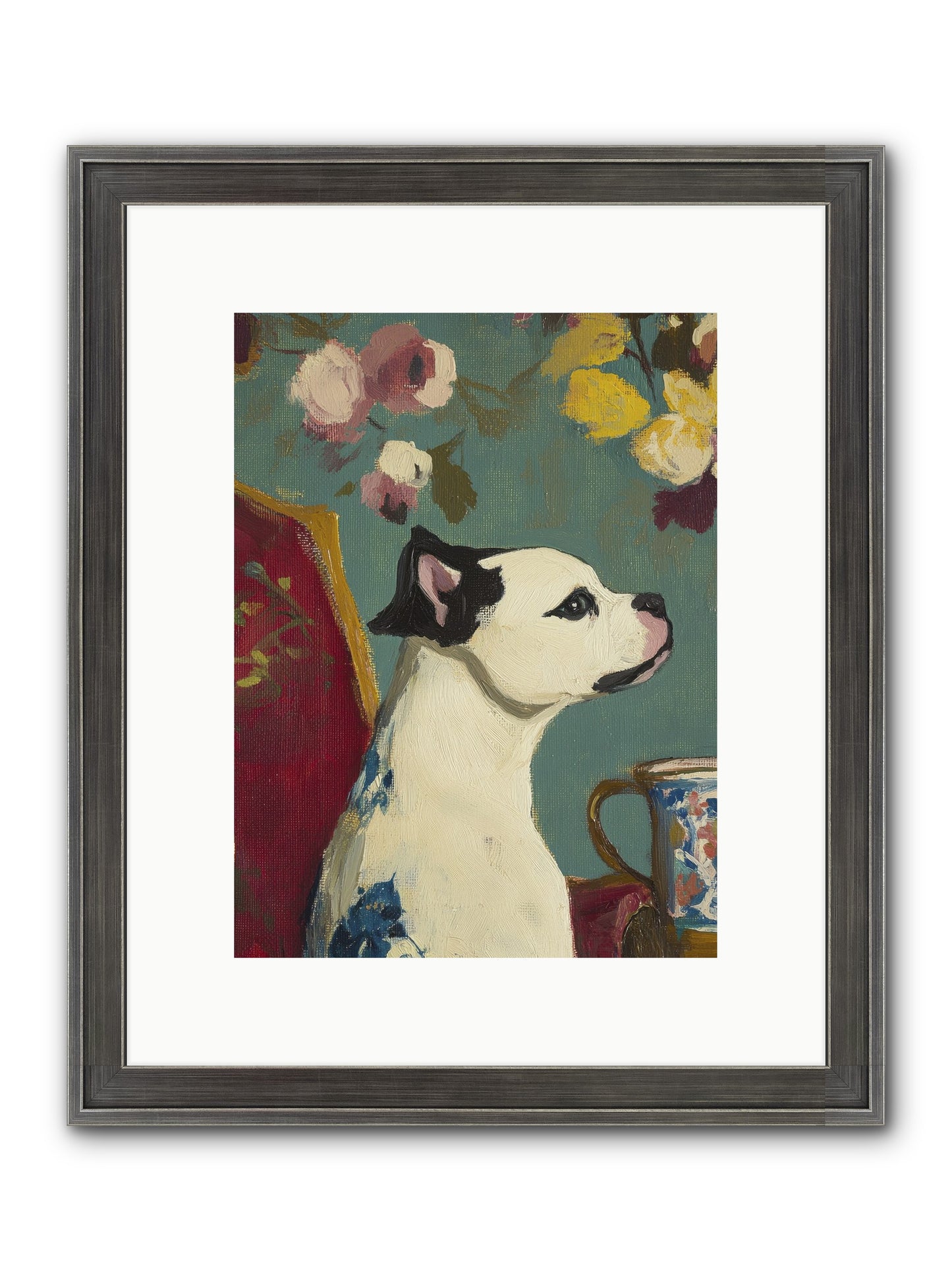 Pearl Framed Print - Slimwoods Black/Silver 9x12