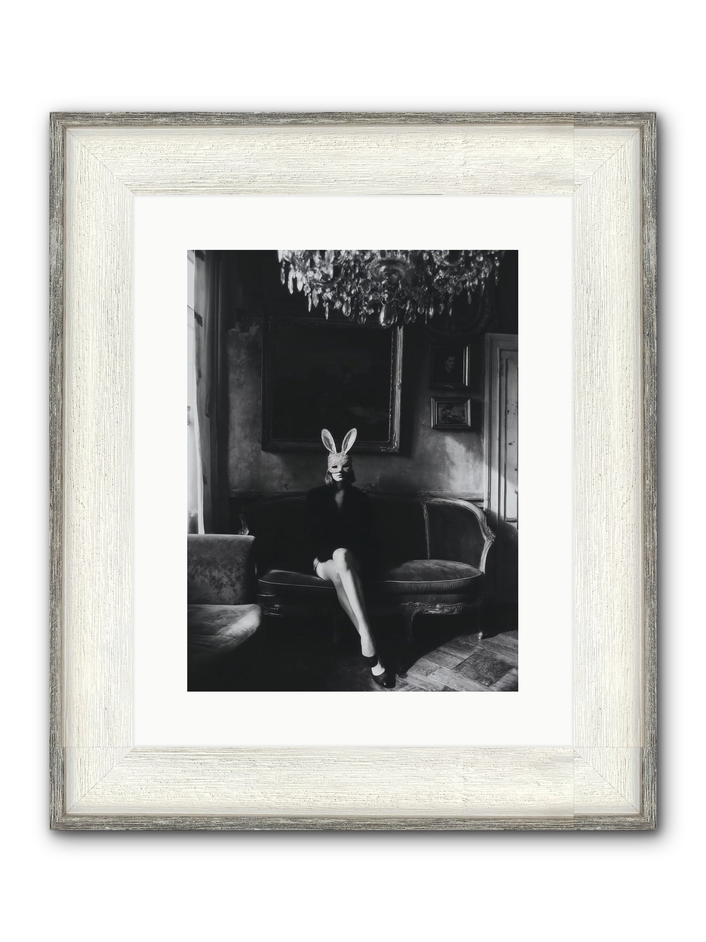 Pearls and Rebellion Framed Print - Driftwood White 12x16
