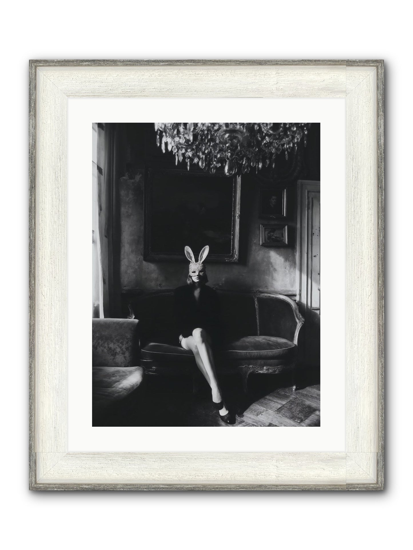 Pearls and Rebellion Framed Print - Driftwood White 18x24