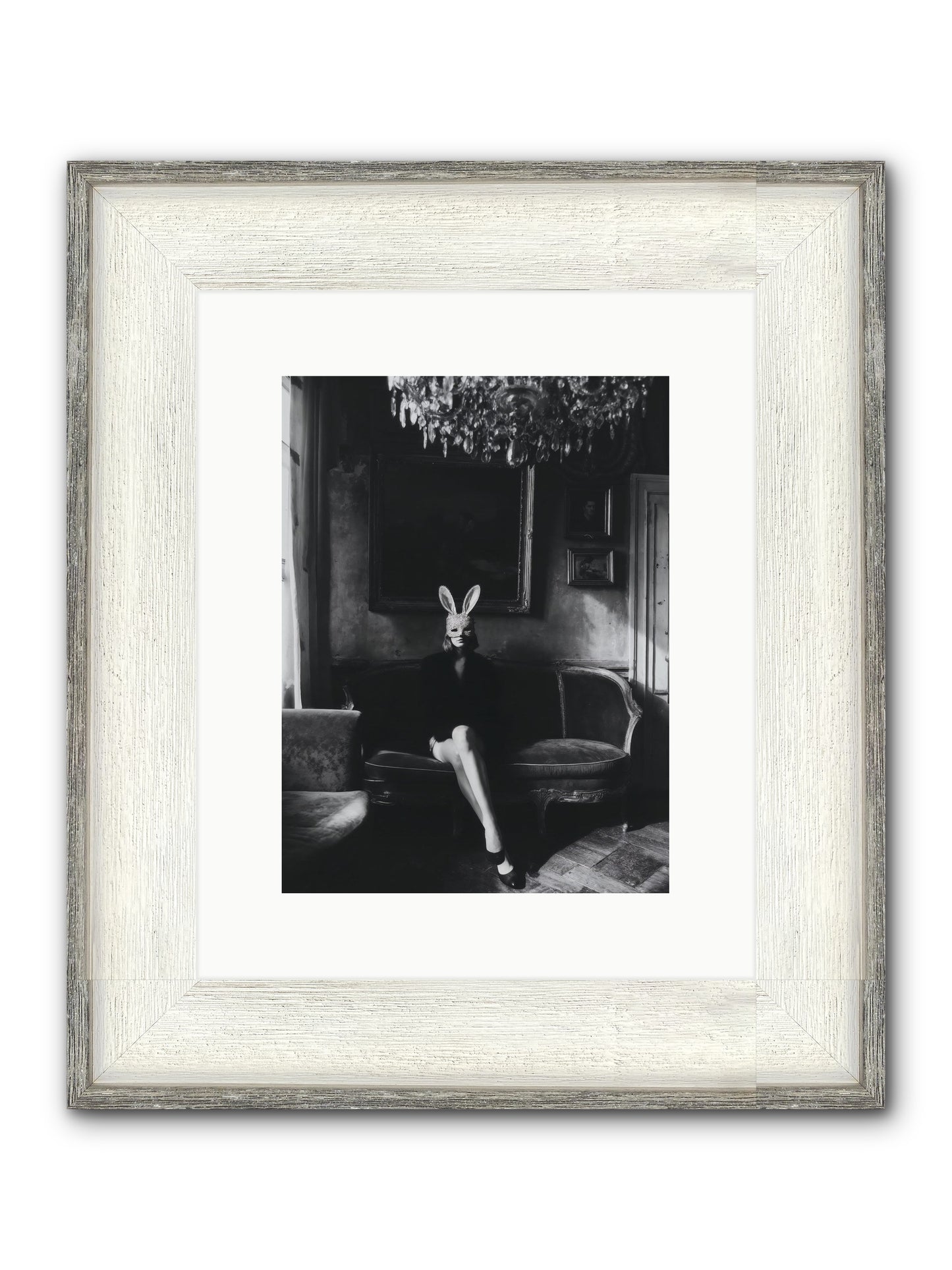 Pearls and Rebellion Framed Print - Driftwood White 9x12