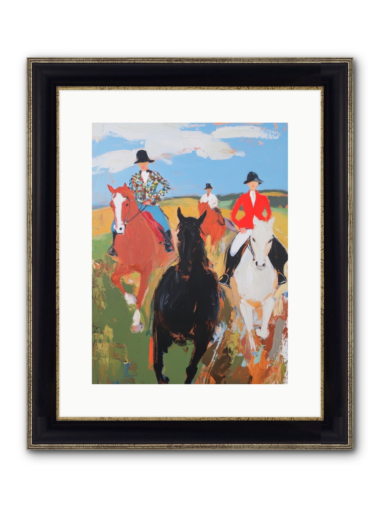 Peculiar Tuesday Framed Print - Black & Gold 12x16