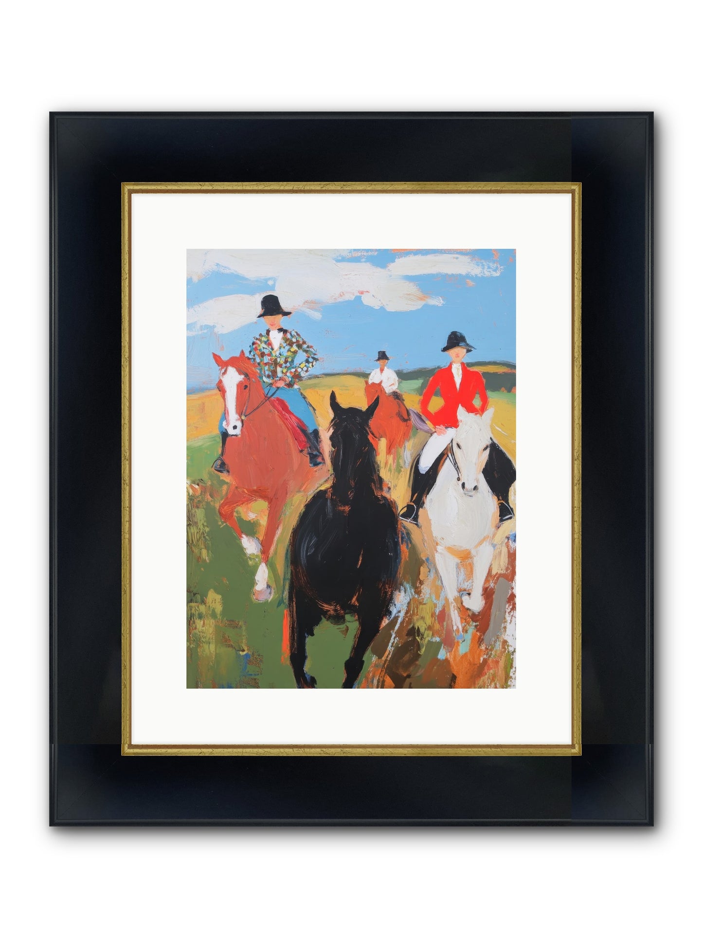 Peculiar Tuesday Framed Print - Wide Black w/Gold 12x16