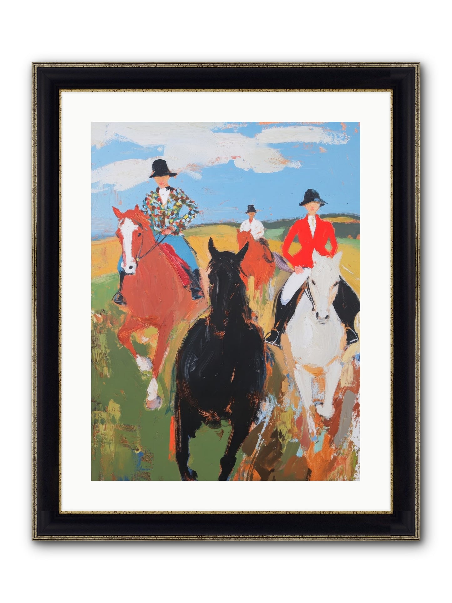 Peculiar Tuesday Framed Print - Black & Gold 18x24