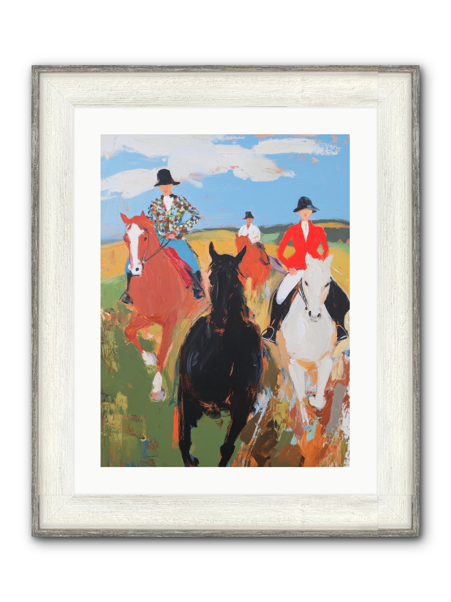 Peculiar Tuesday Framed Print - Driftwood White 18x24