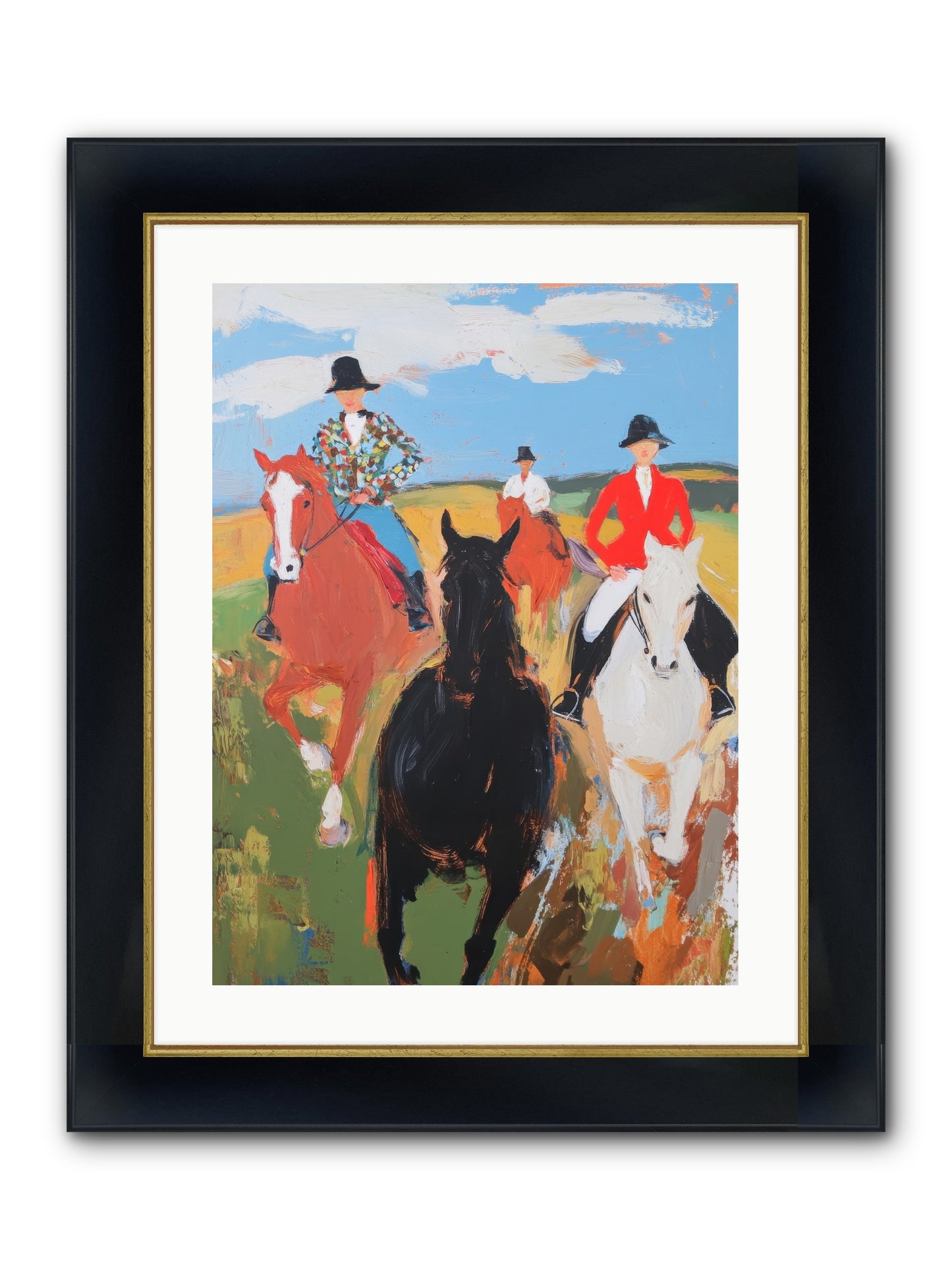 Peculiar Tuesday Framed Print - Wide Black w/Gold 18x24