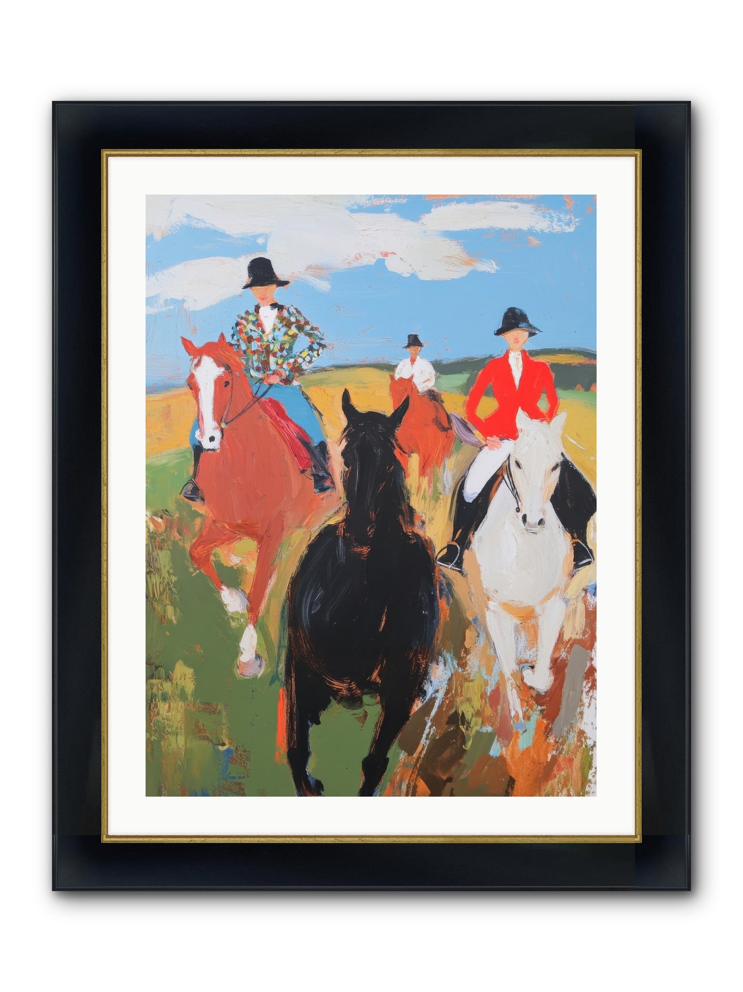 Peculiar Tuesday Framed Print - Wide Black w/Gold 24x32