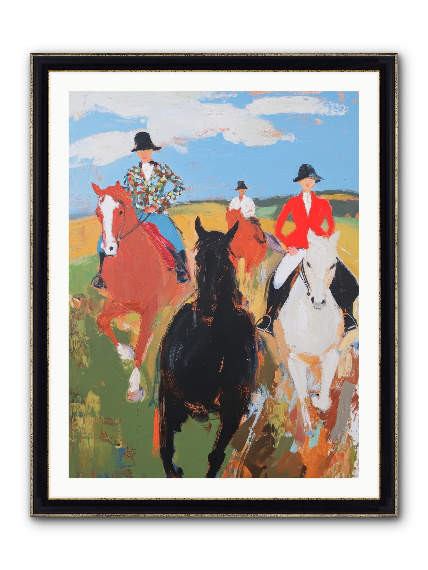 Peculiar Tuesday Framed Print - Black & Gold 30x40