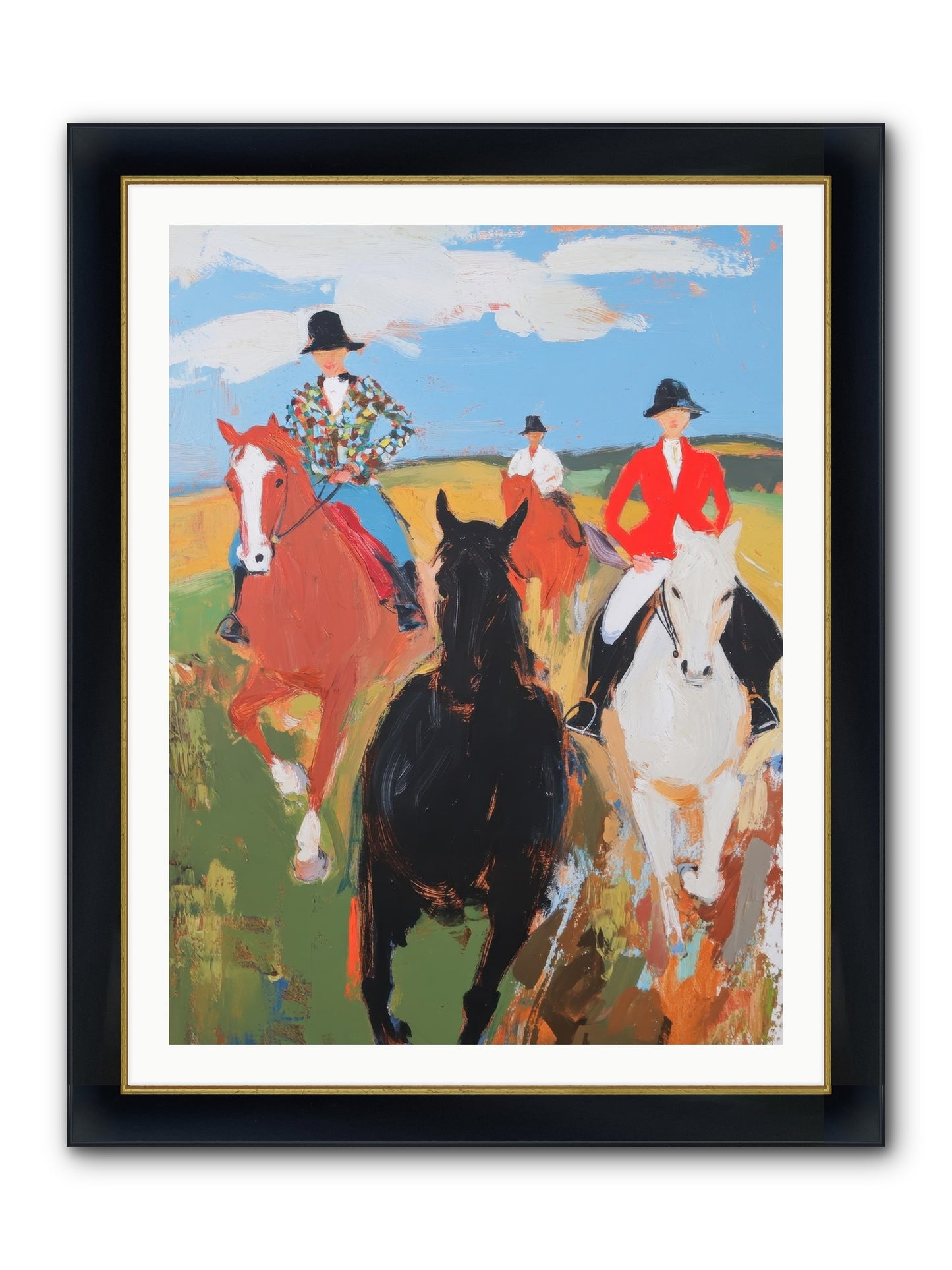Peculiar Tuesday Framed Print - Wide Black w/Gold 30x40