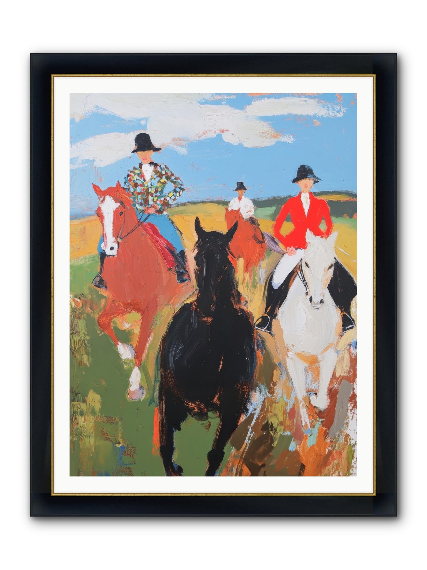 Peculiar Tuesday Framed Print - Wide Black w/Gold 36x48