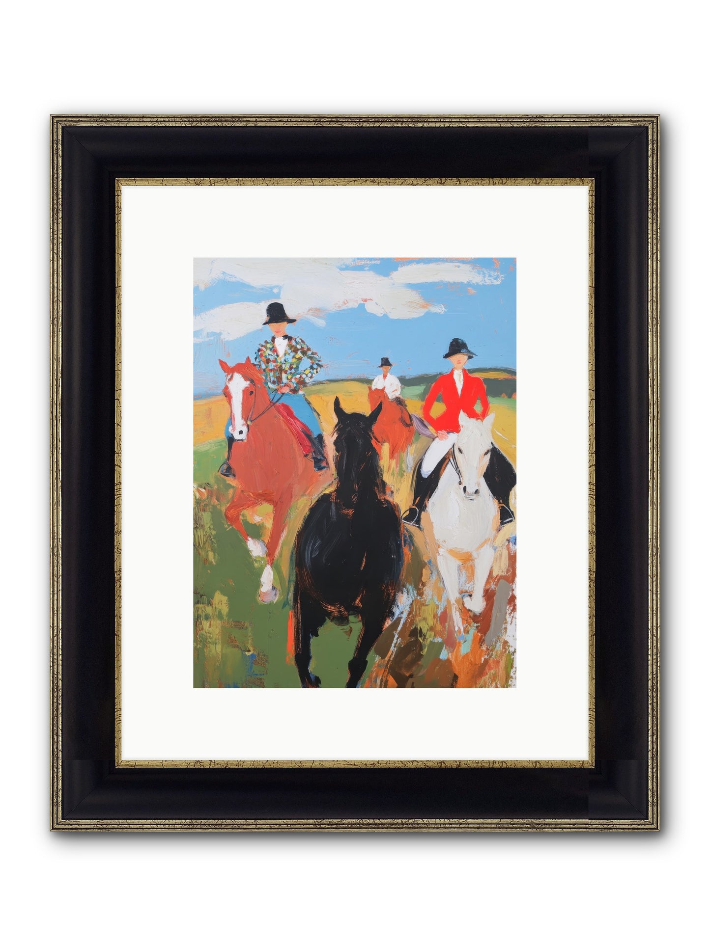 Peculiar Tuesday Framed Print - Black & Gold 9x12