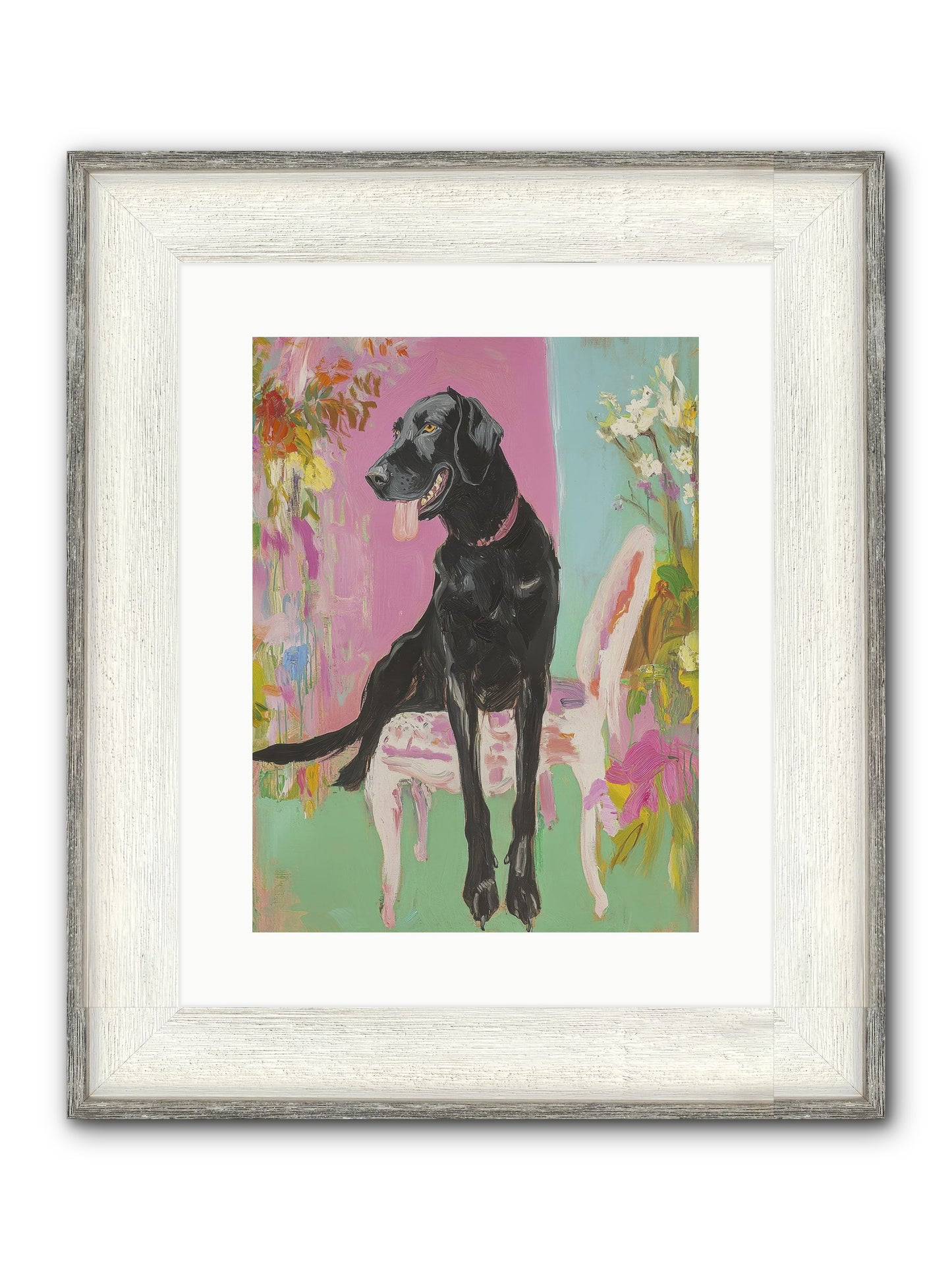 Penny Whistle Framed Print - Driftwood White 12x16
