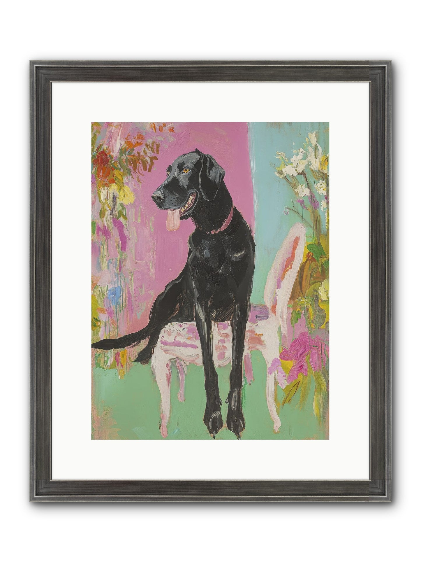 Penny Whistle Framed Print - Slimwoods Black/Silver 12x16