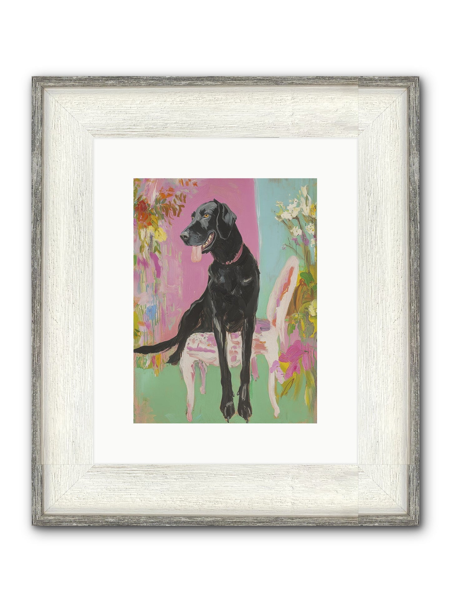 Penny Whistle Framed Print - Driftwood White 9x12