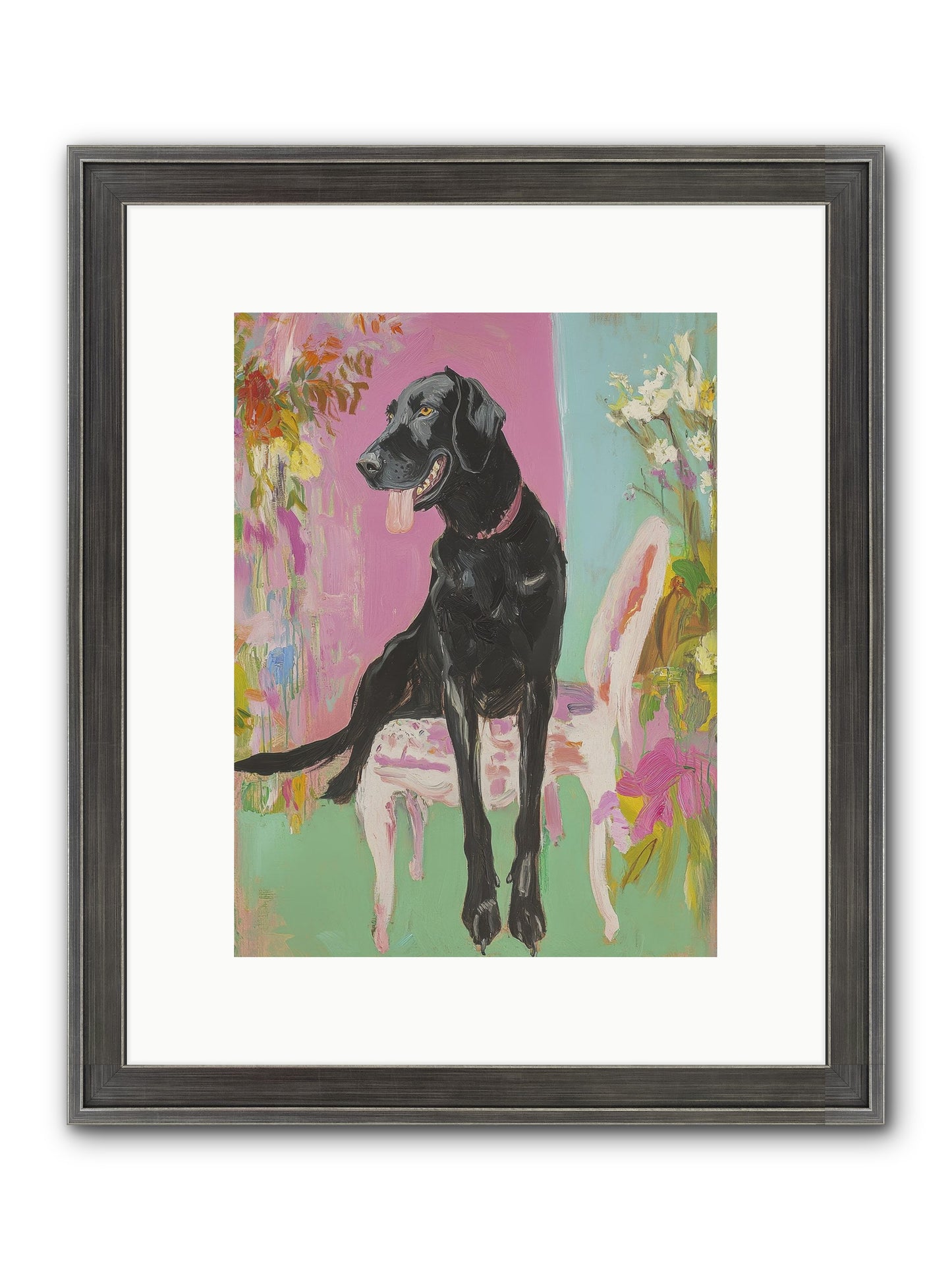 Penny Whistle Framed Print - Slimwoods Black/Silver 9x12