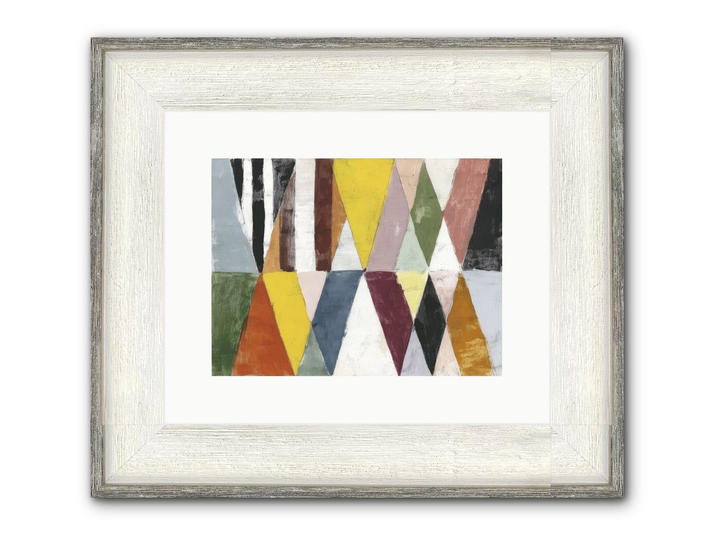 Pepper Grass Framed Print - Driftwood White 12x9