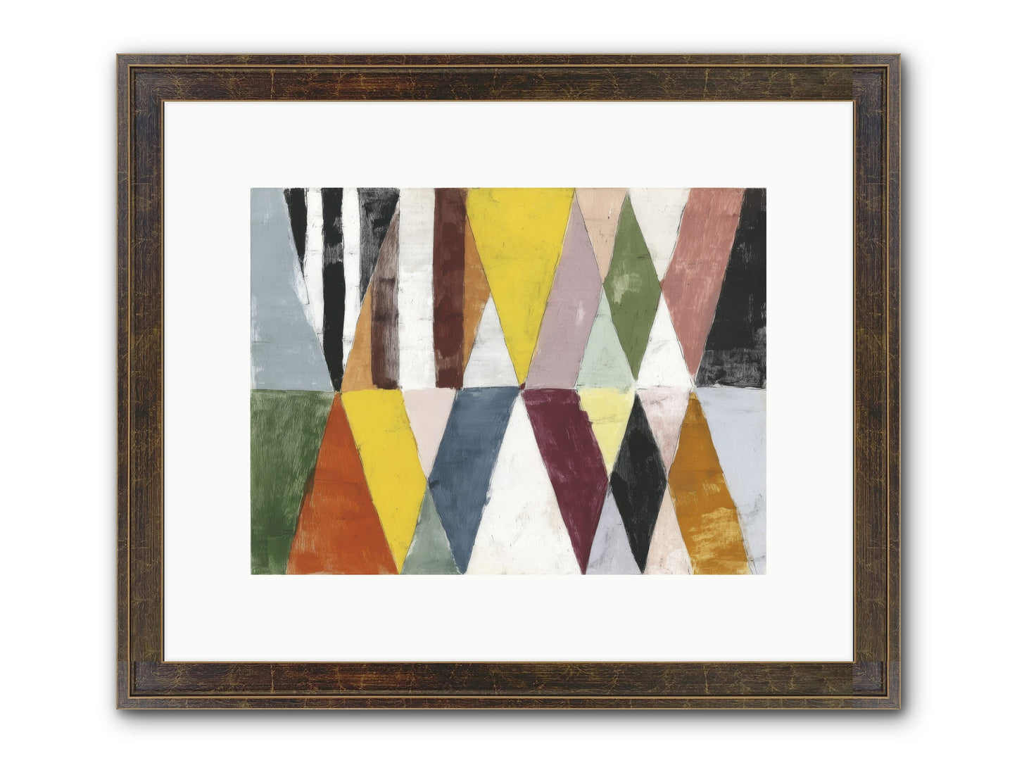 Pepper Grass Framed Print - Slimwoods Black/Gold 12x9