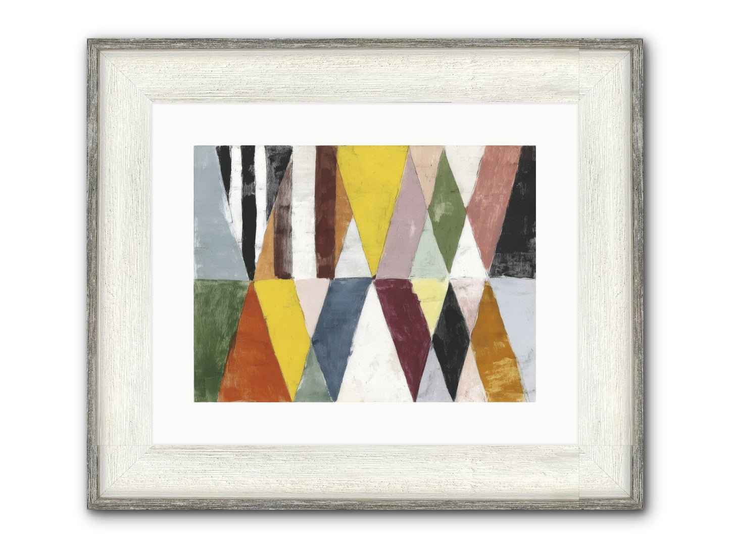 Pepper Grass Framed Print - Driftwood White 16x12