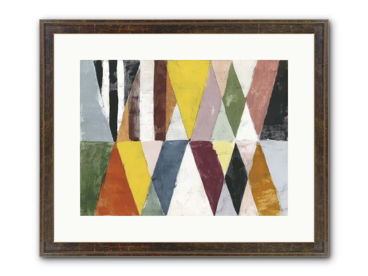 Pepper Grass Framed Print - Slimwoods Black/Gold 16x12