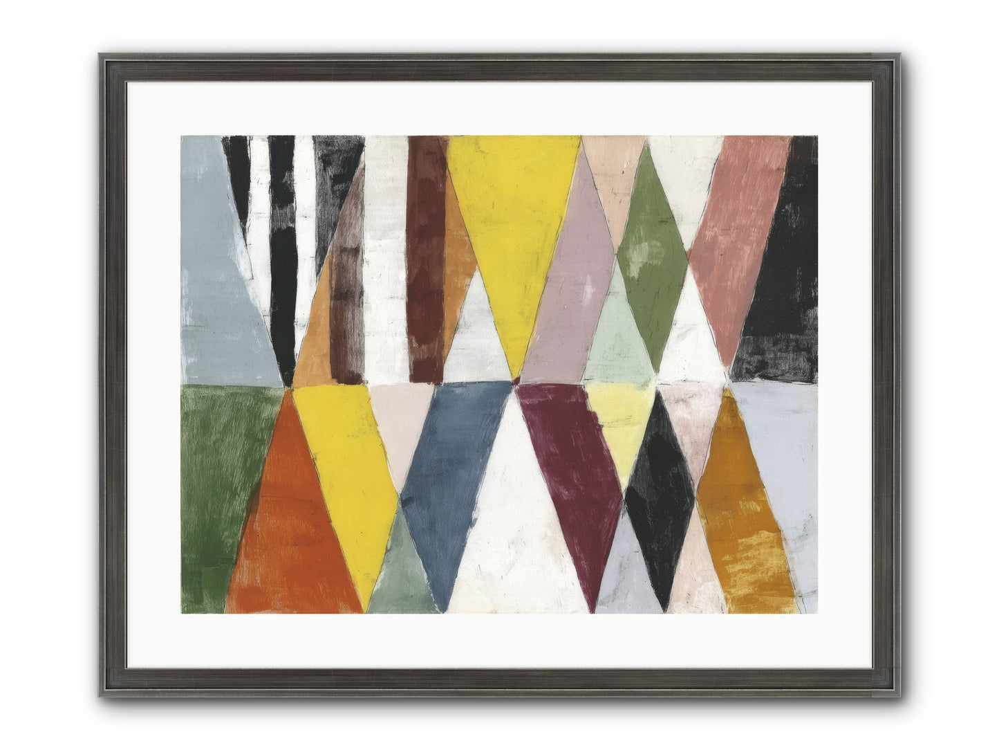 Pepper Grass Framed Print - Slimwoods Black/Silver 24x18