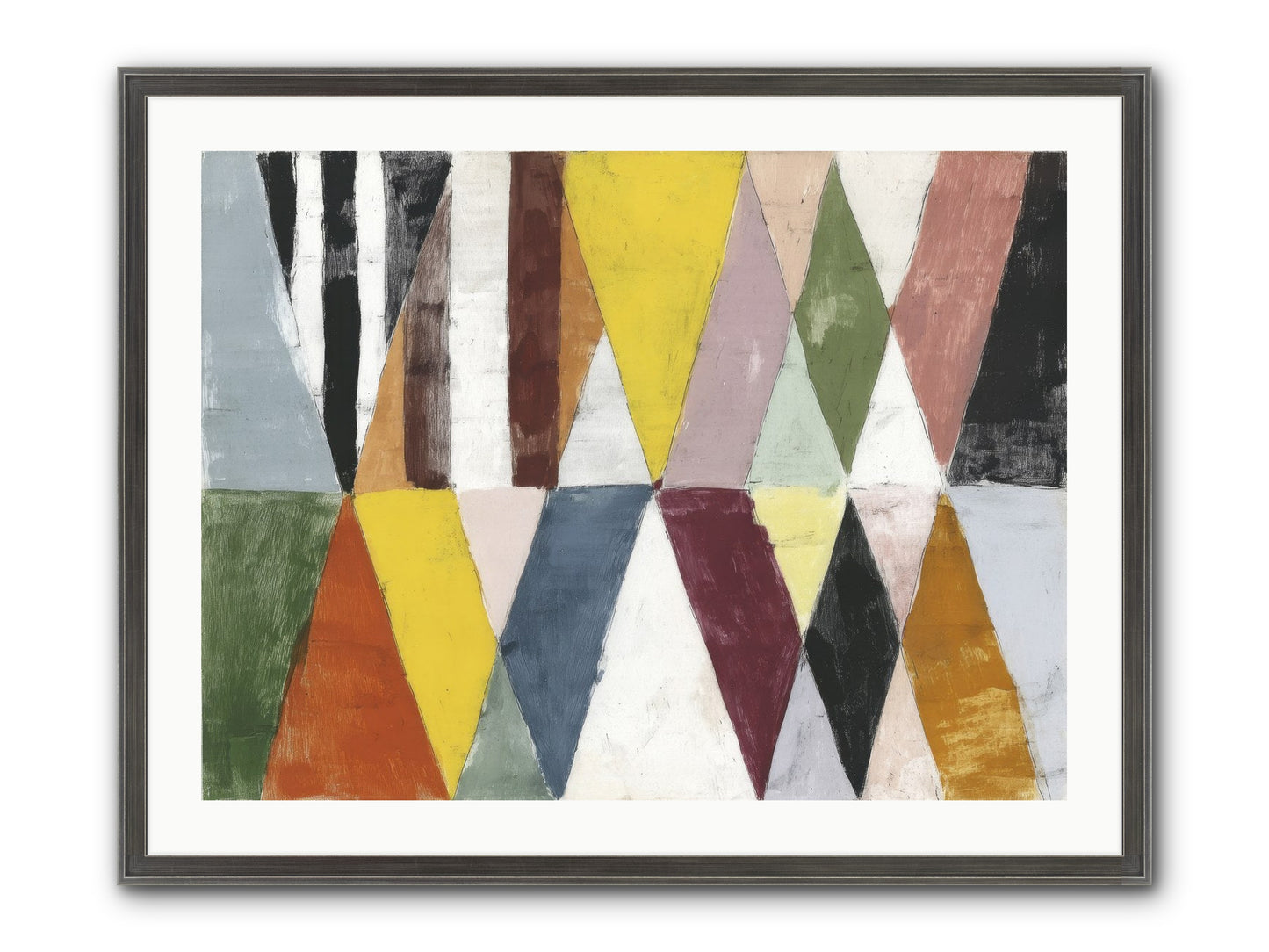 Pepper Grass Framed Print - Slimwoods Black/Silver 32x24