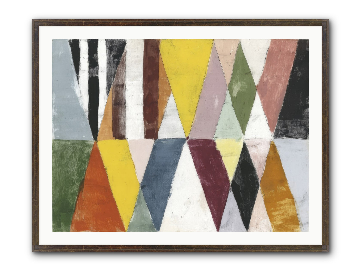 Pepper Grass Framed Print - Slimwoods Black/Gold 40x30