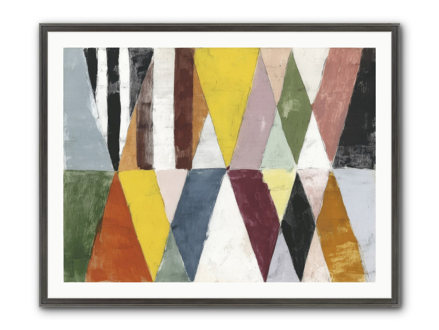 Pepper Grass Framed Print - Slimwoods Black/Silver 40x30