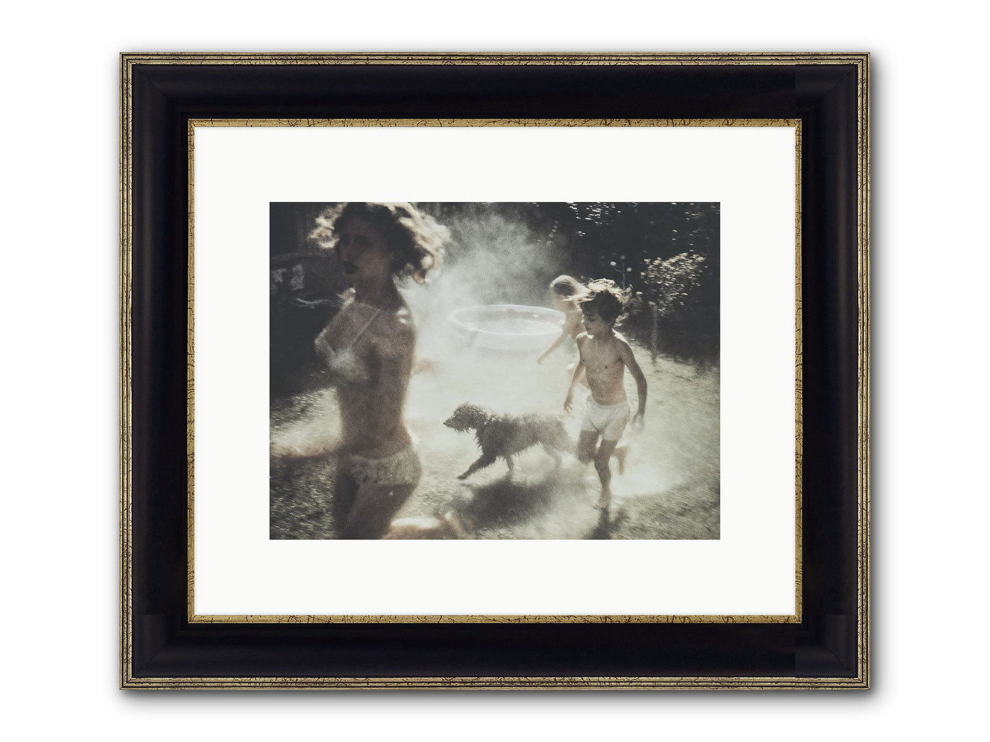 Performing Wildness Framed Print - Black & Gold 12x9