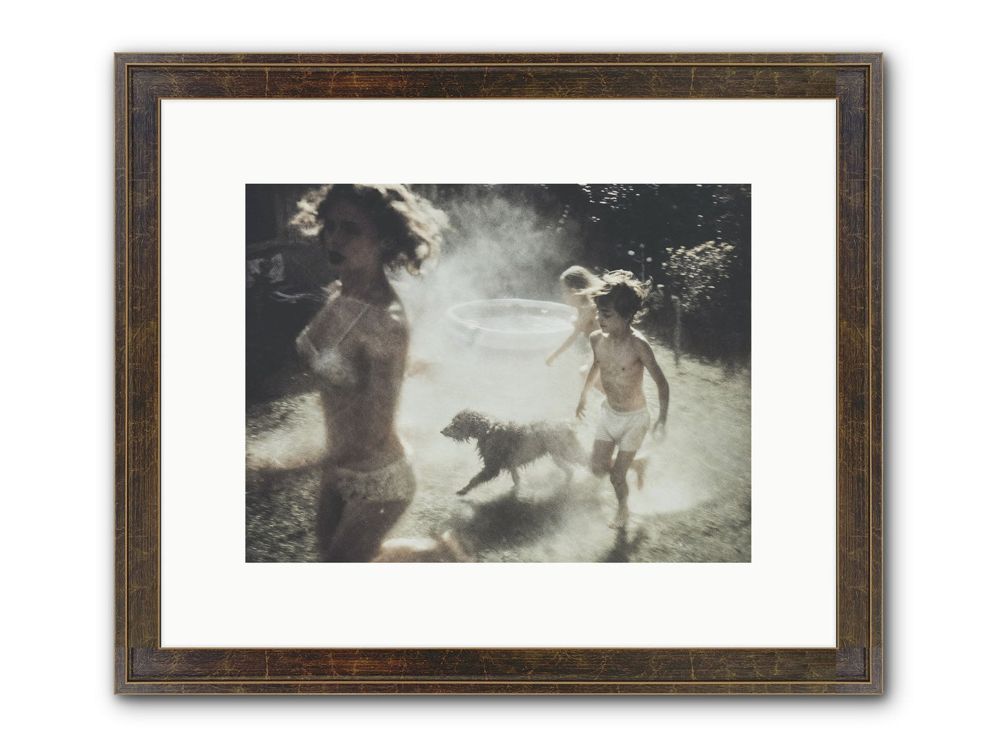 Performing Wildness Framed Print - Slimwoods Black/Gold 12x9