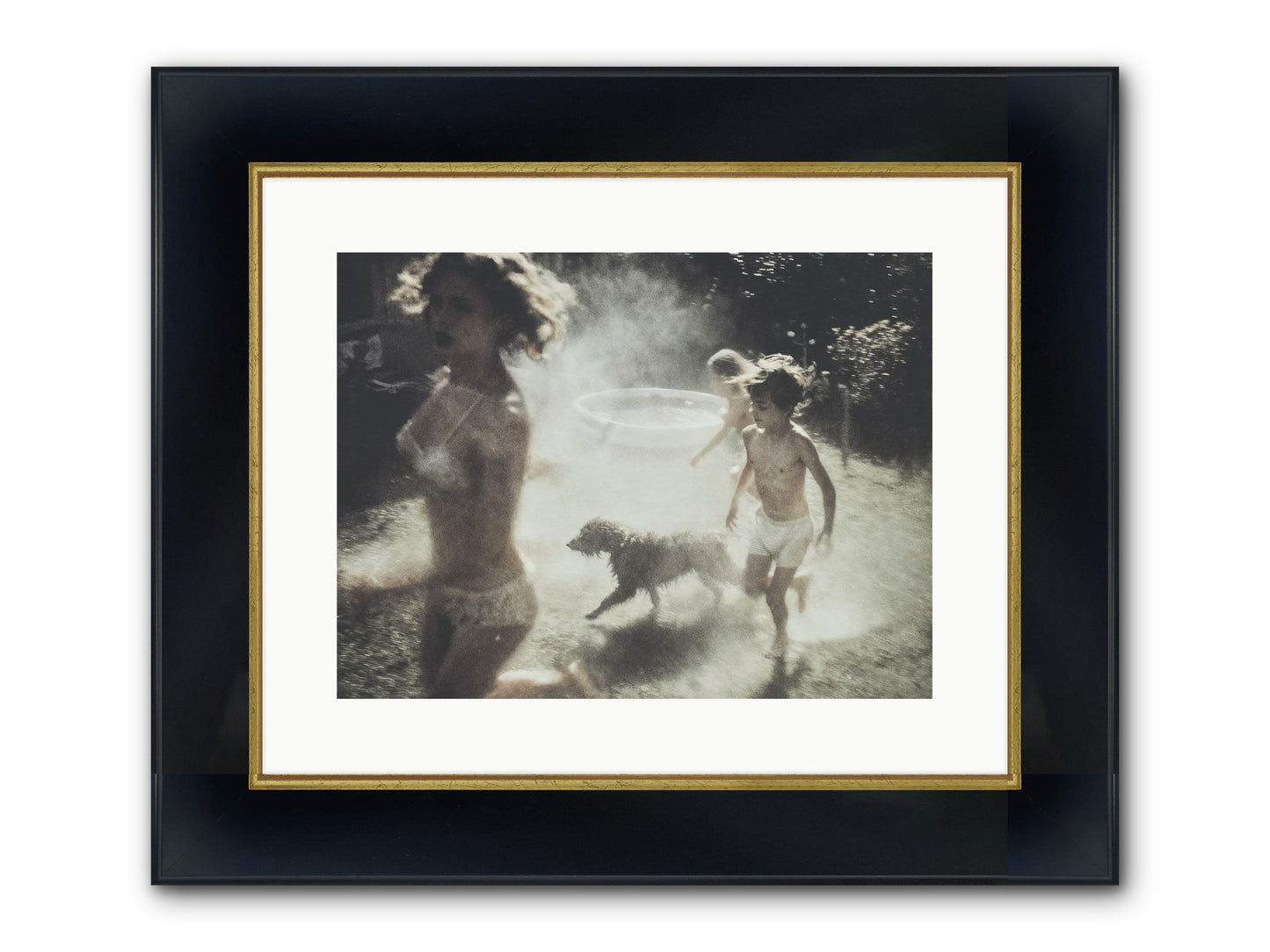Performing Wildness Framed Print - Wide Black w/Gold 16x12