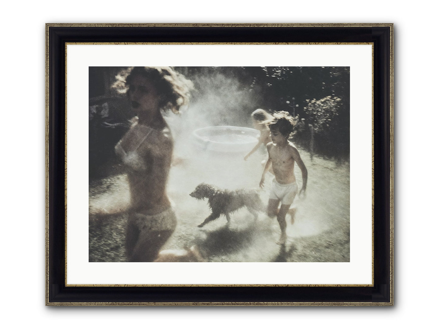 Performing Wildness Framed Print - Black & Gold 24x18