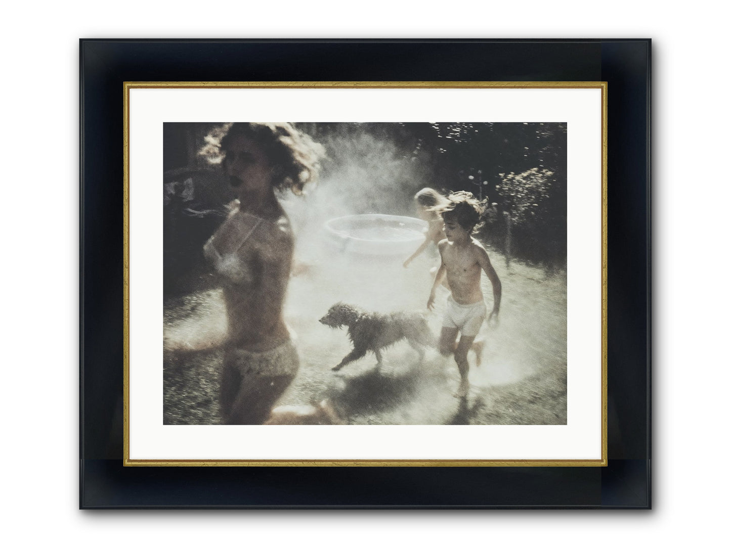 Performing Wildness Framed Print - Wide Black w/Gold 24x18
