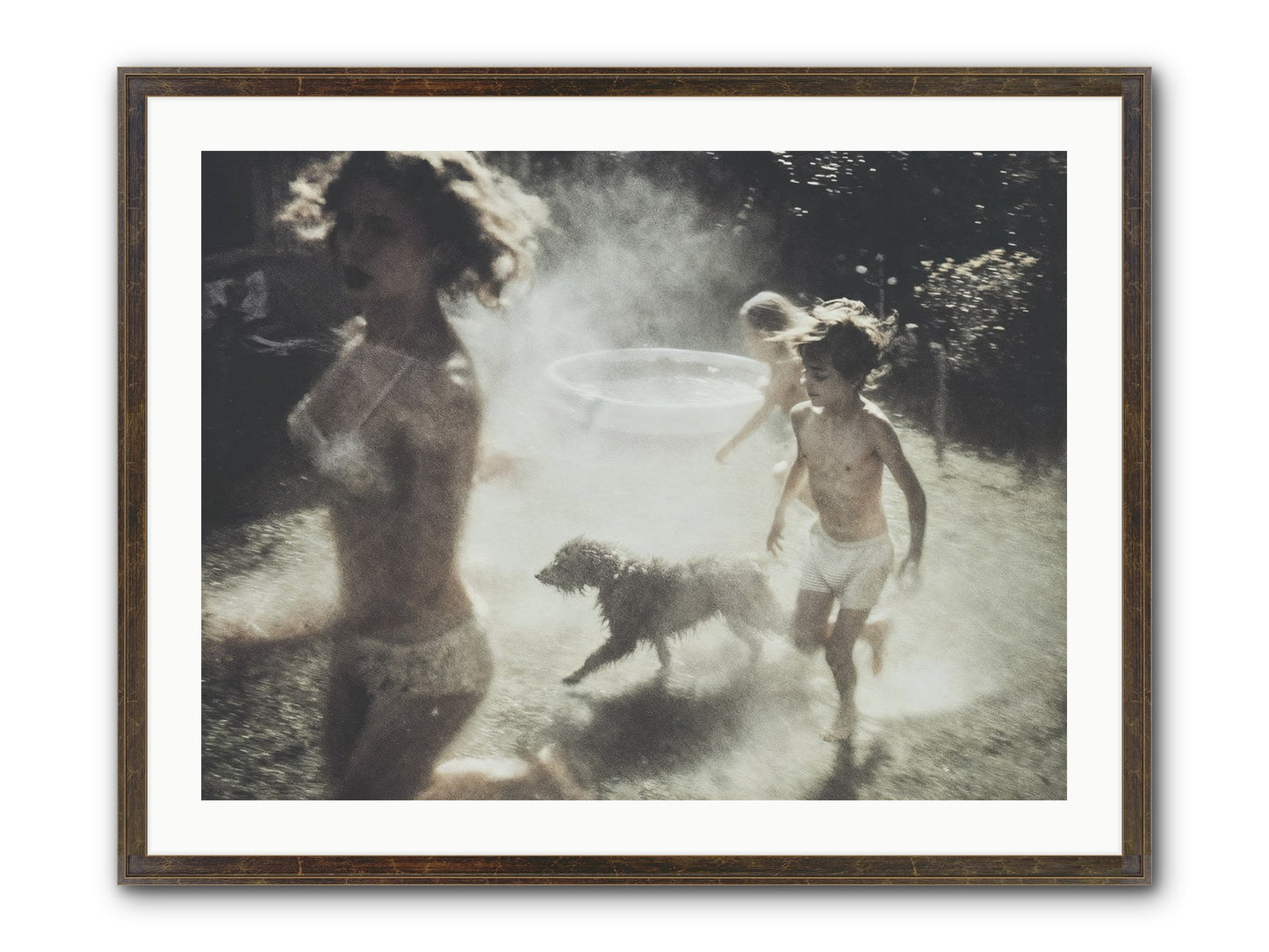 Performing Wildness Framed Print - Slimwoods Black/Gold 32x24