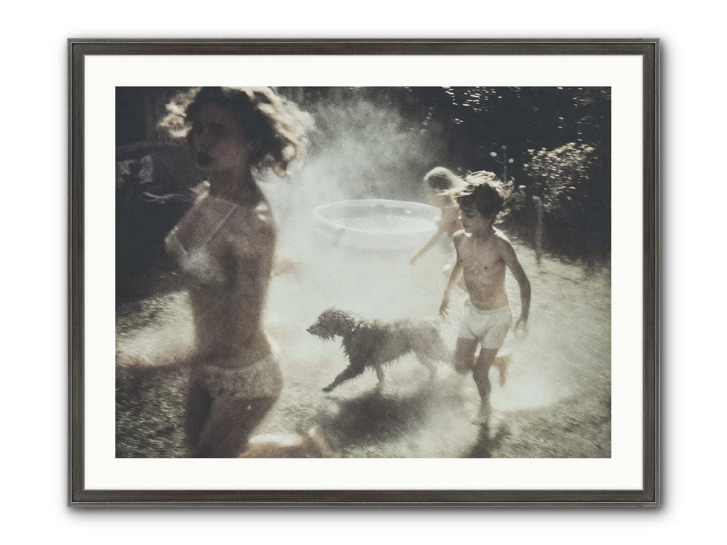Performing Wildness Framed Print - Slimwoods Black/Silver 32x24