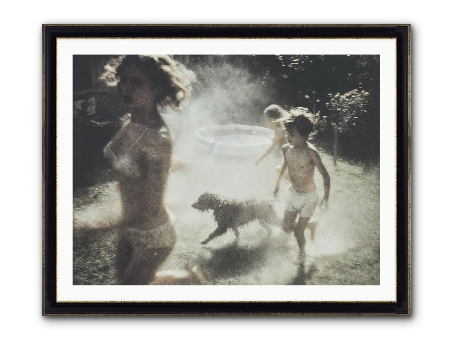 Performing Wildness Framed Print - Black & Gold 40x30