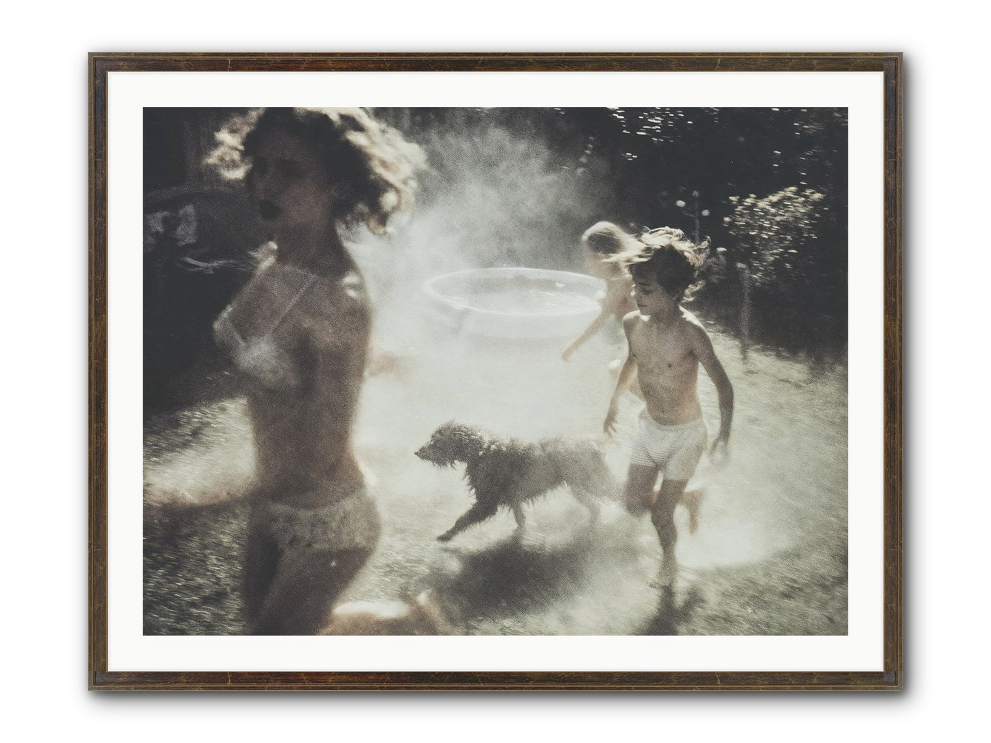 Performing Wildness Framed Print - Slimwoods Black/Gold 40x30