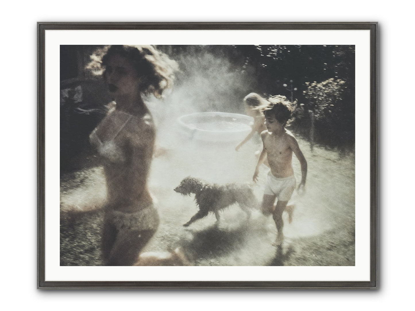 Performing Wildness Framed Print - Slimwoods Black/Silver 40x30