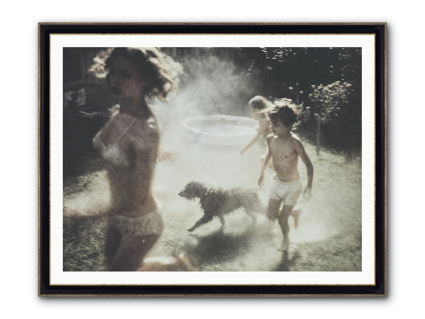 Performing Wildness Framed Print - Black & Gold 48x36