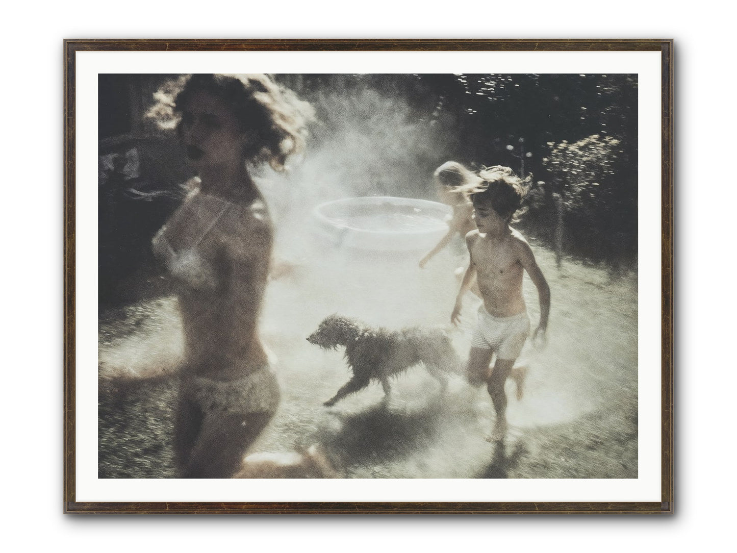 Performing Wildness Framed Print - Slimwoods Black/Gold 48x36
