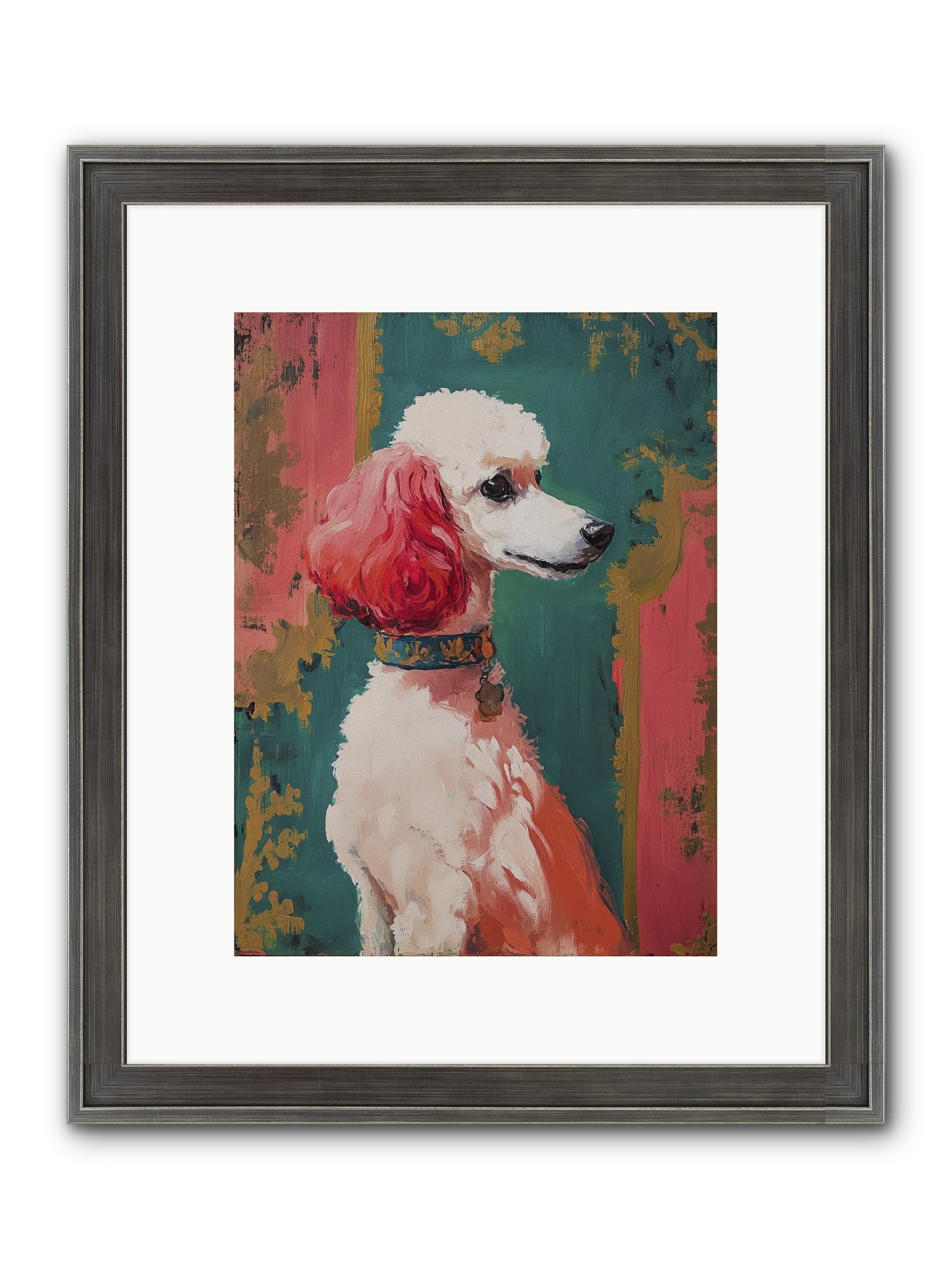 Periwinkle Framed Print - Slimwoods Black/Silver 9x12