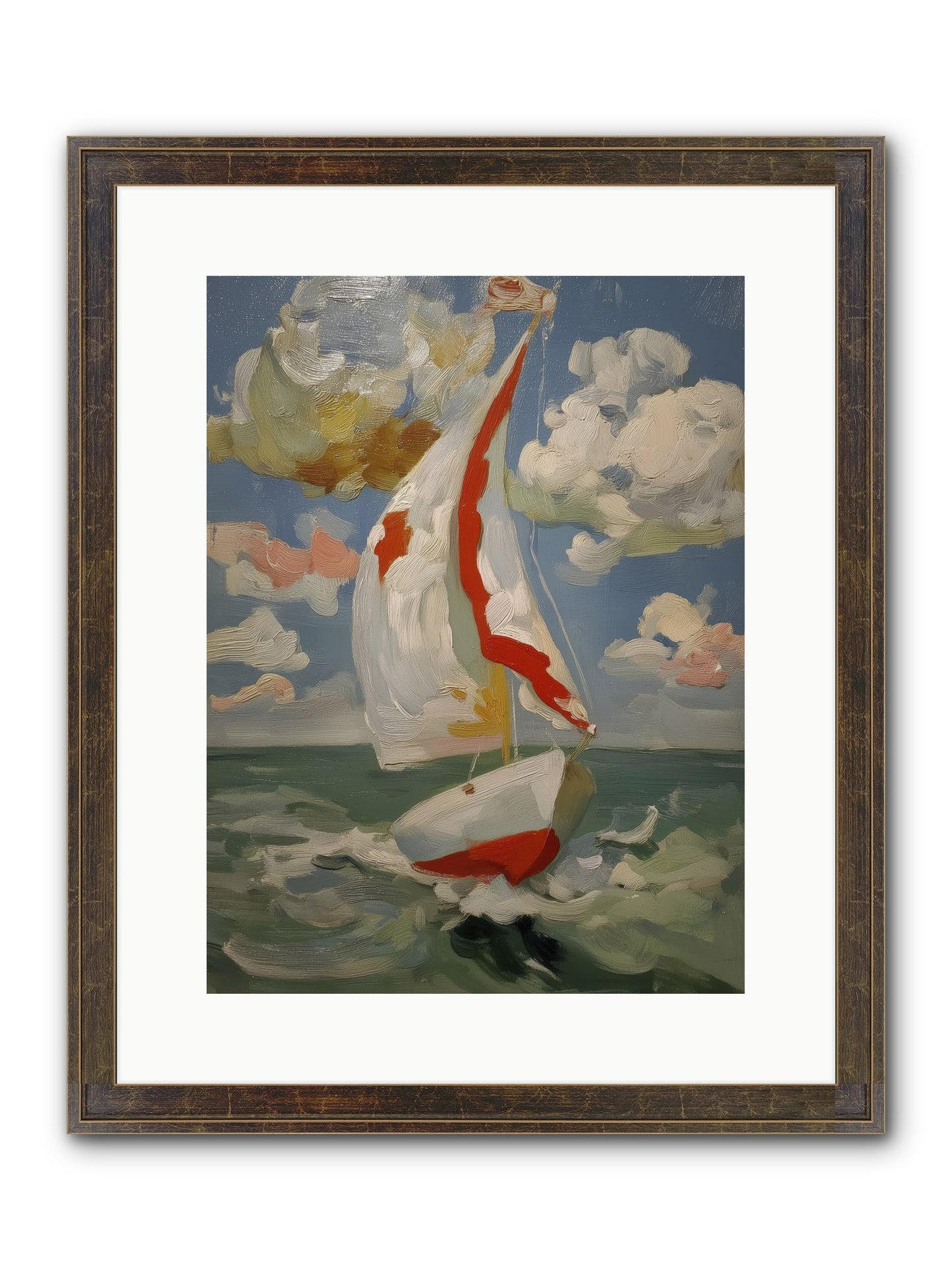 Perpetual Sunshine Framed Print - Slimwoods Black/Gold 12x16