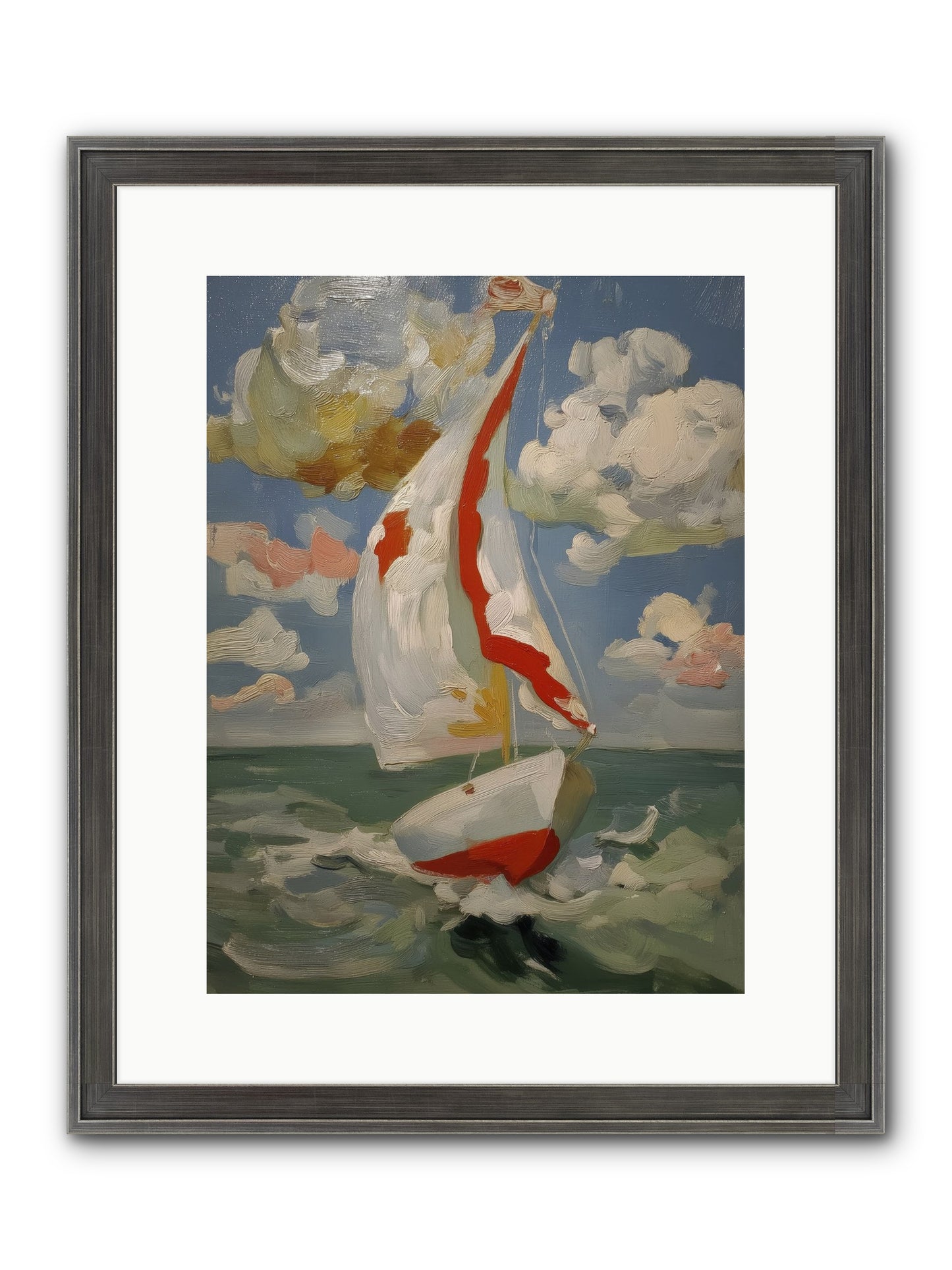 Perpetual Sunshine Framed Print - Slimwoods Black/Silver 12x16