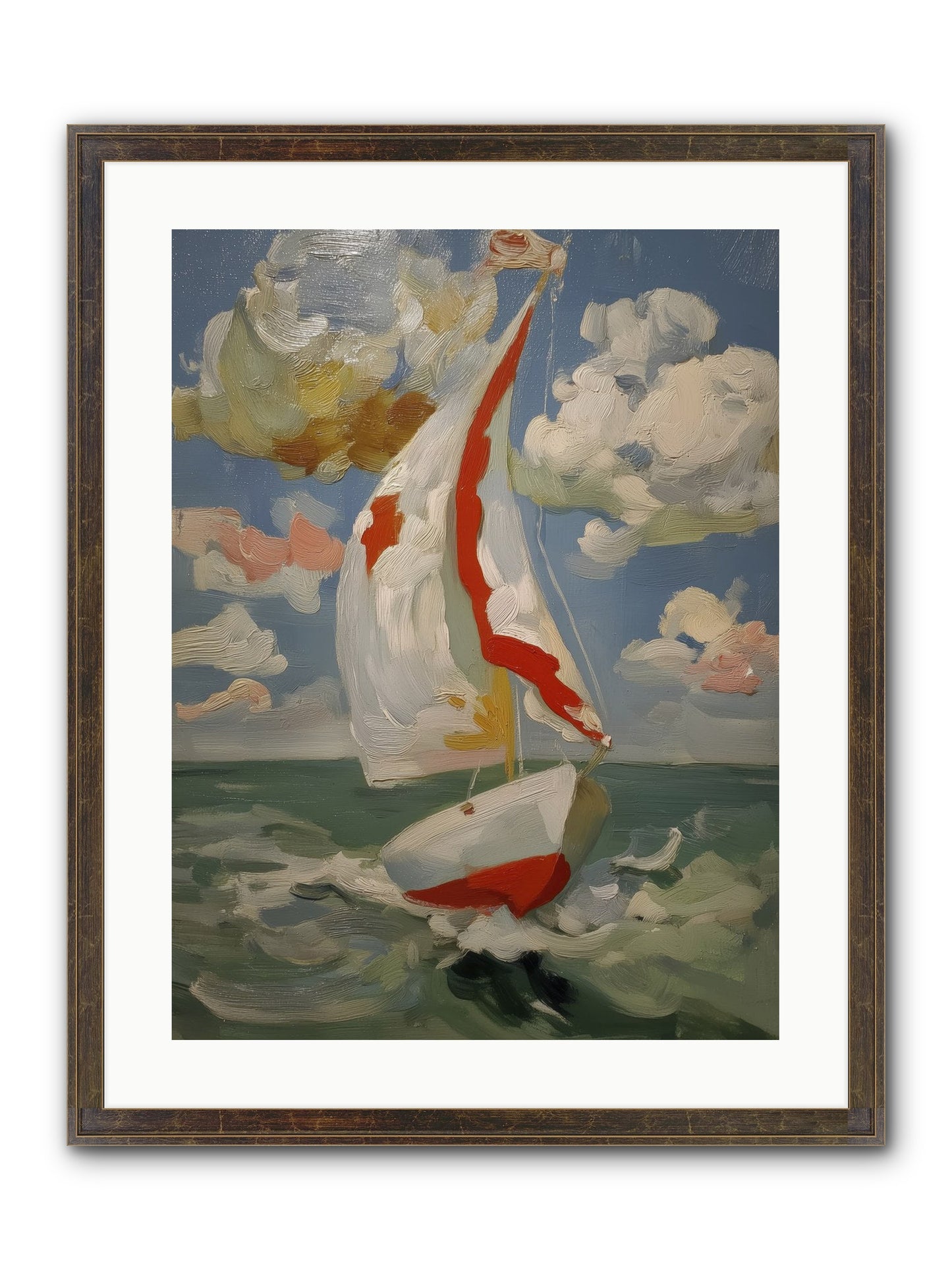 Perpetual Sunshine Framed Print - Slimwoods Black/Gold 18x24