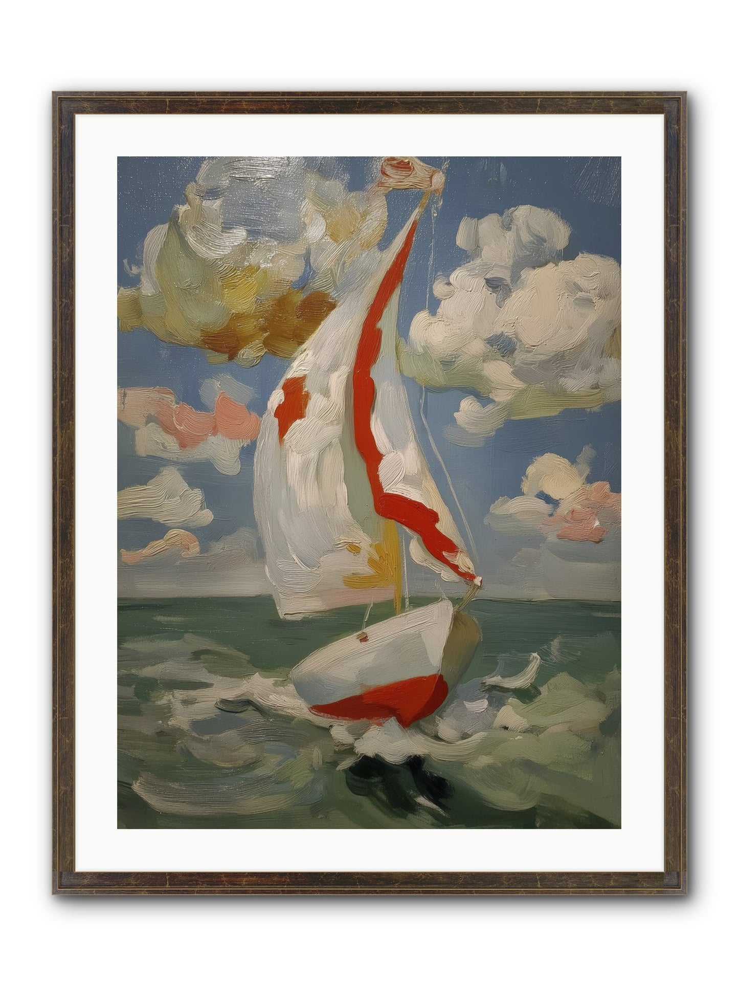 Perpetual Sunshine Framed Print - Slimwoods Black/Gold 24x32
