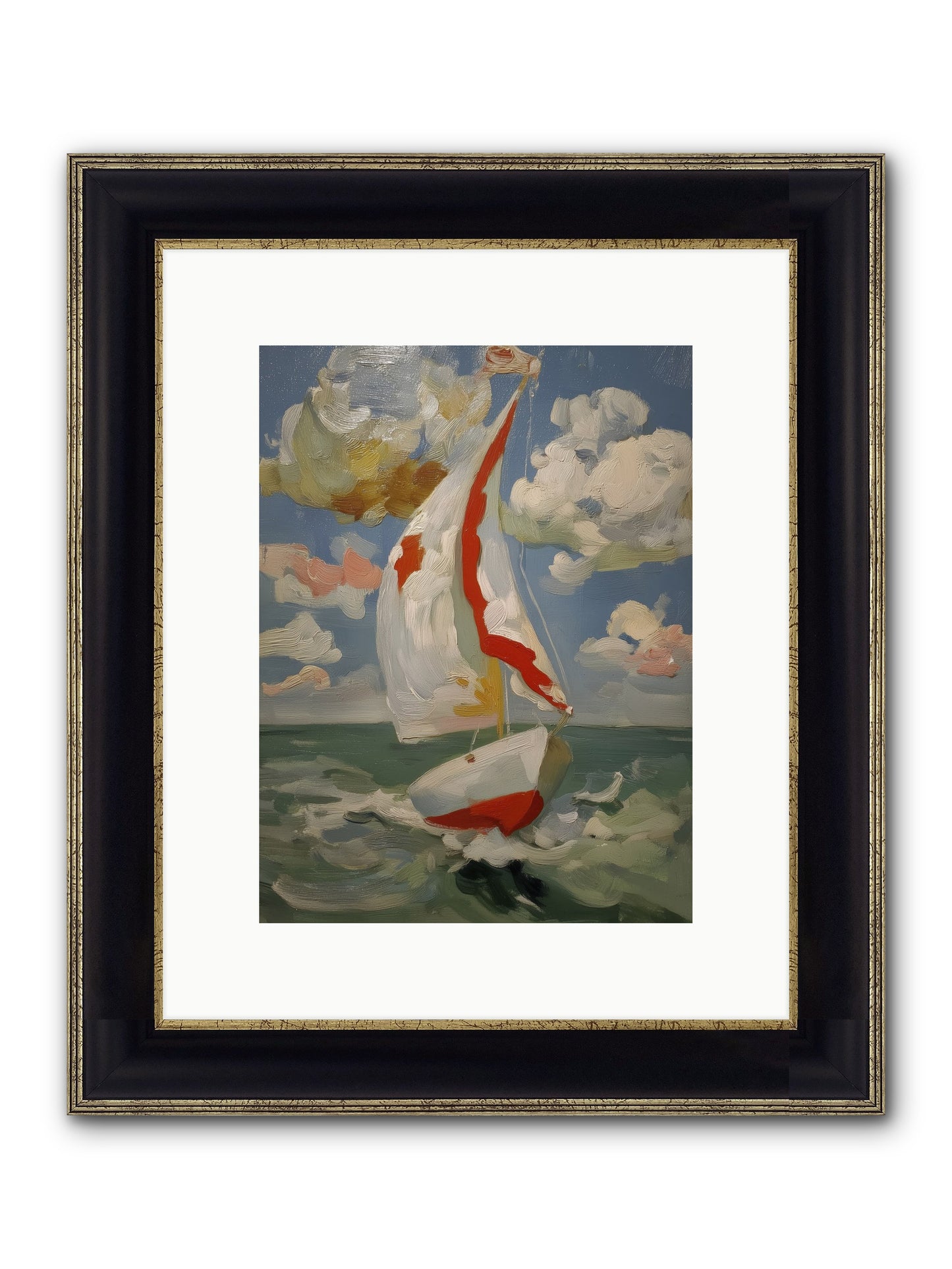 Perpetual Sunshine Framed Print - Black & Gold 9x12