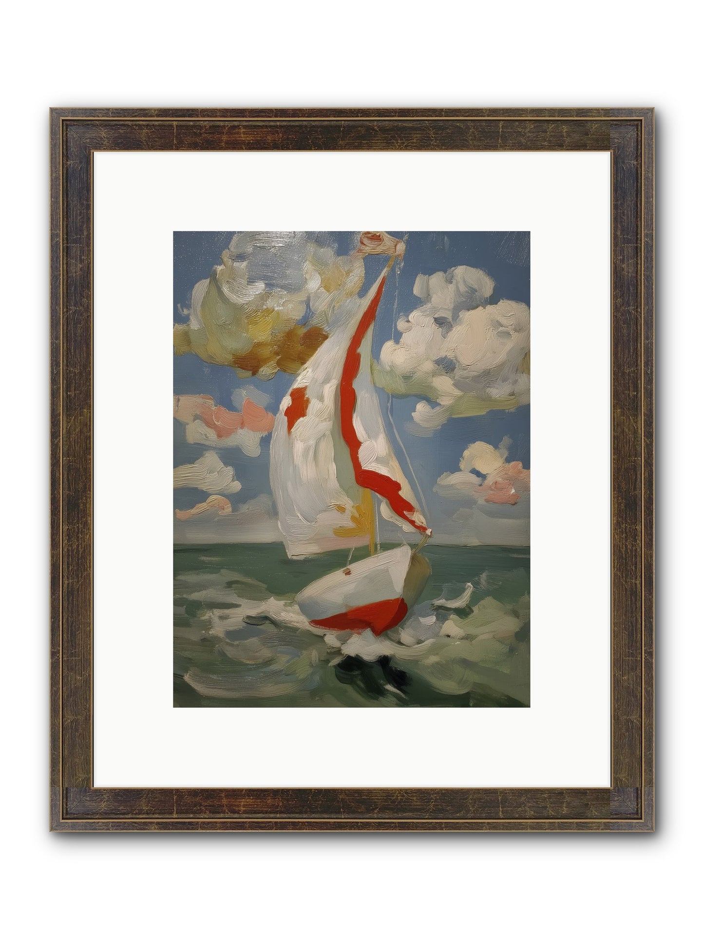 Perpetual Sunshine Framed Print - Slimwoods Black/Gold 9x12