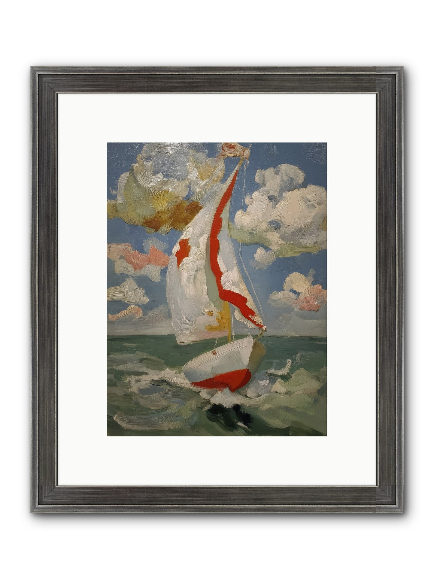 Perpetual Sunshine Framed Print - Slimwoods Black/Silver 9x12