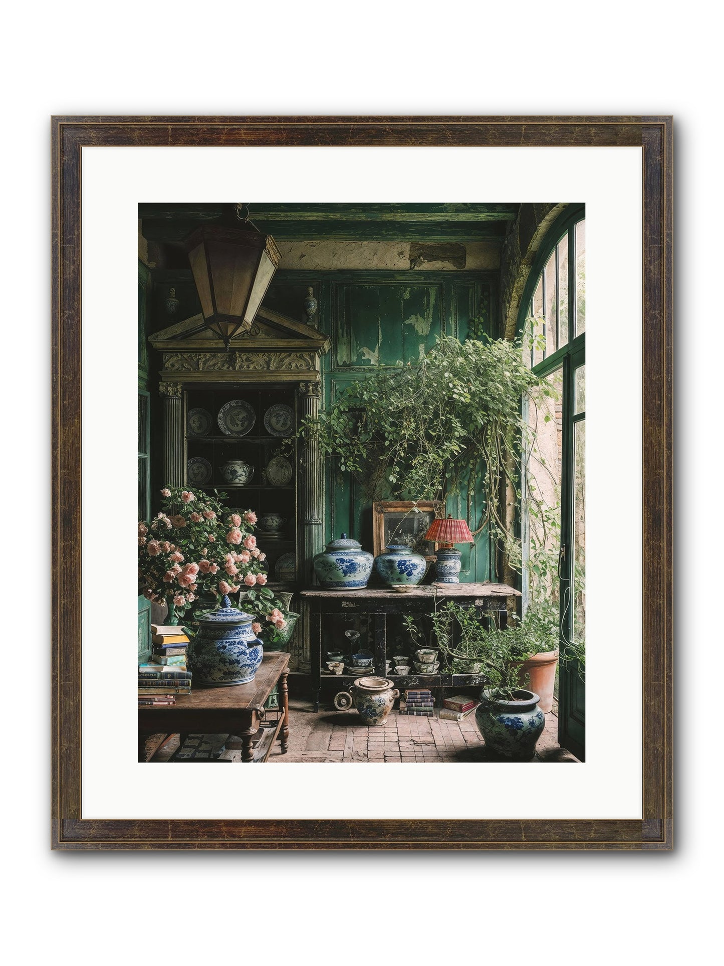 Petal Dance Framed Print - Slimwoods Black/Gold 16x20