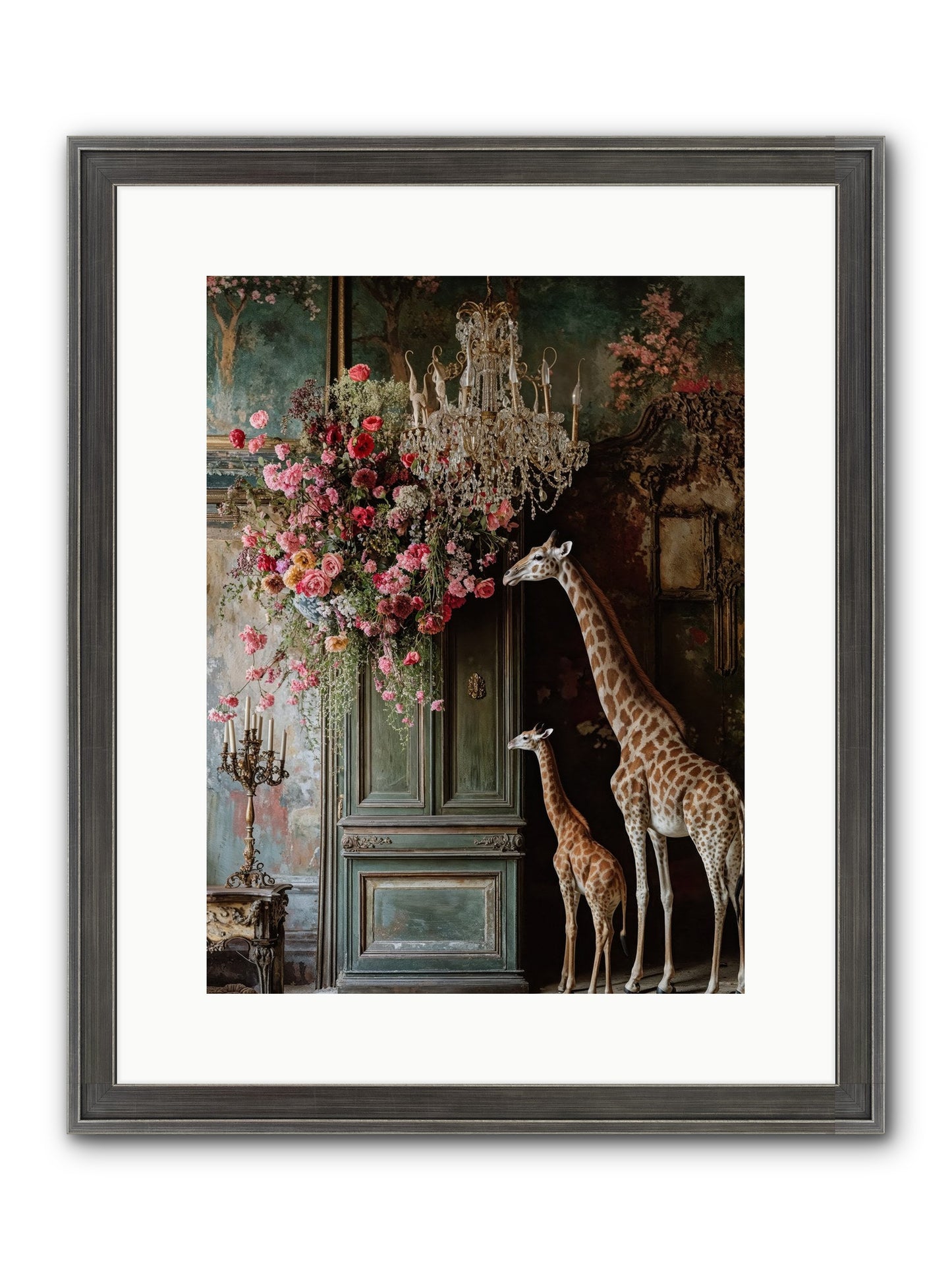Petal Epicureans Framed Print - Slimwoods Black/Silver 12x16